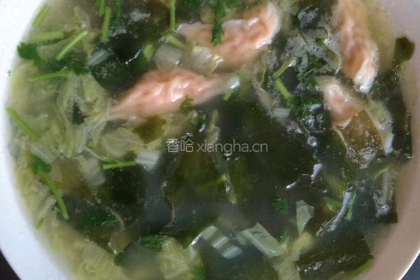 燕饺紫菜养生汤