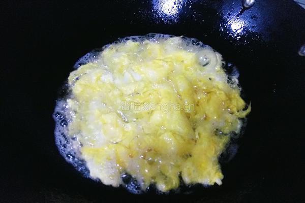 丝瓜鸡蛋炒饼的做法图解6