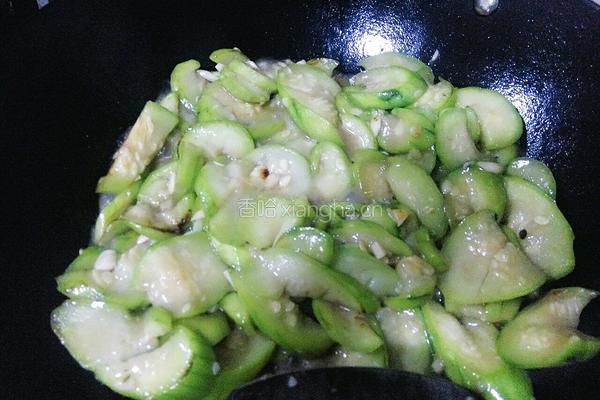 丝瓜鸡蛋炒饼的做法图解10