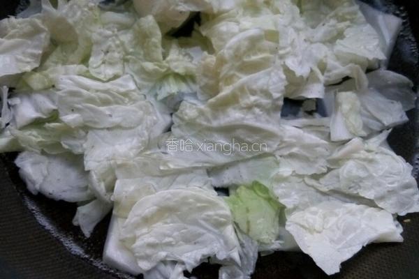 虾米炒大白菜的做法图解2