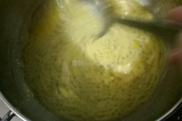 鸡蛋西米露的做法图解4