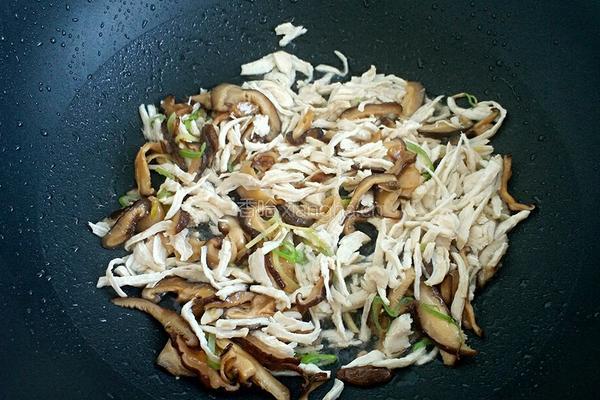 鸡丝打卤面的做法图解6