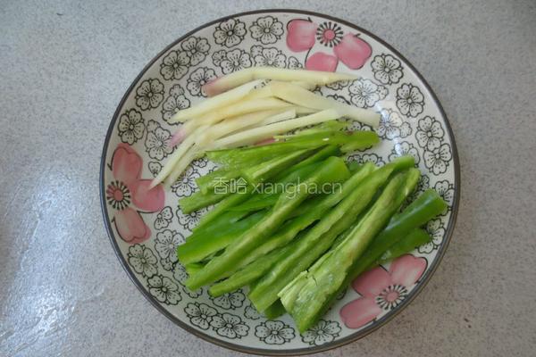 黄花炒肉的做法图解3