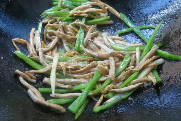 黄花炒肉的做法图解6