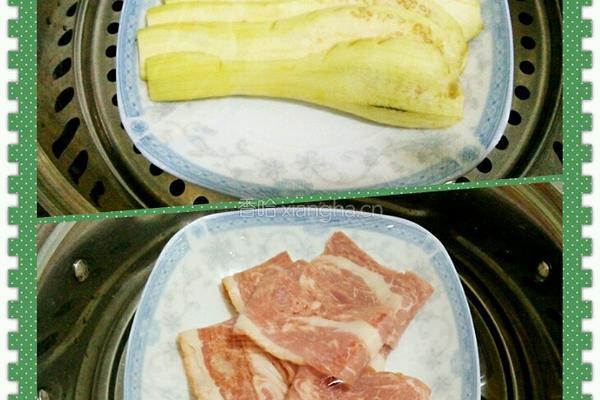培根茄子卷的做法图解4