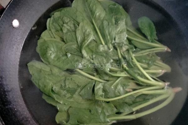 蒜香菠菜碎的做法图解3