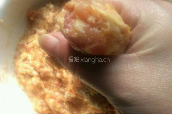 干炸肉丸的做法图解3