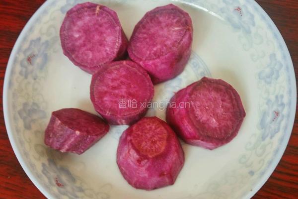 紫薯芋圆的做法图解1