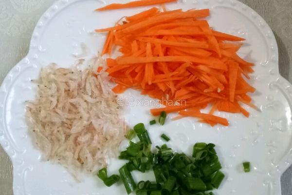 胡萝卜饼的做法图解1