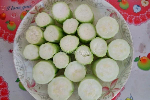 粉丝蒸丝瓜的做法图解3
