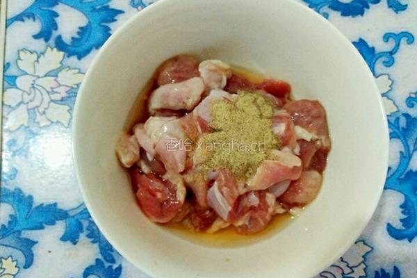 孜然羊肉盖浇饭的做法图解4