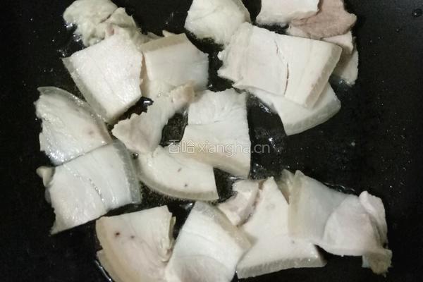 大白菜炒肉的做法图解4