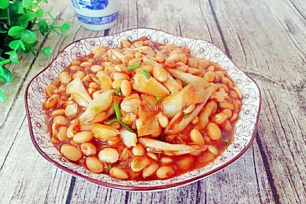 黄豆烧鲜茄的做法图解12