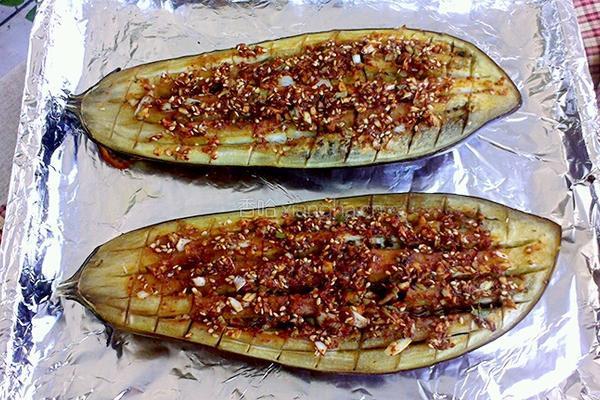 蒜烤茄子的做法图解6