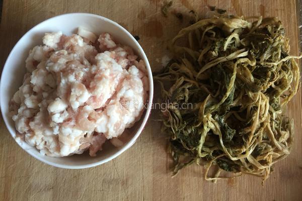 干菜肉包子的做法图解4