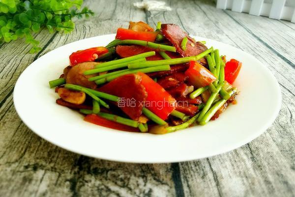 藜蒿炒腊肉的做法图解11