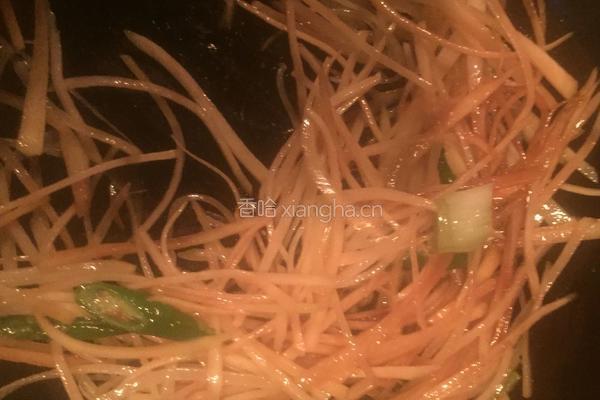 尖椒土豆丝的做法图解4
