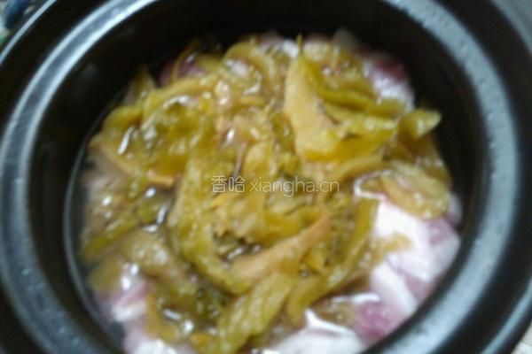 潮州菜 贡菜肚肉的做法图解4