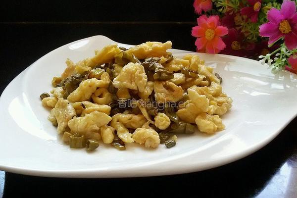 酸豆角炒蛋的做法图解10