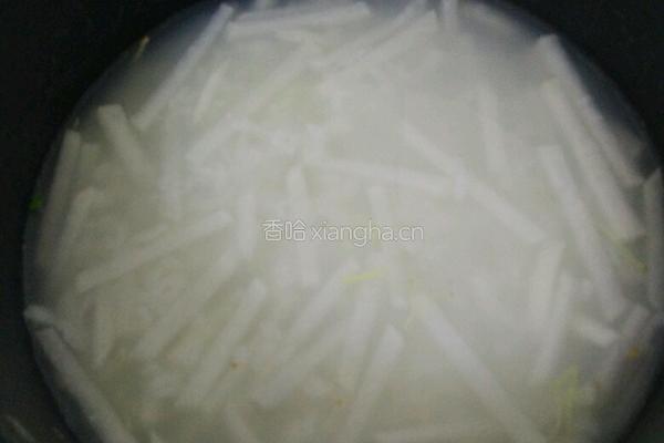 萝卜瘦肉粥的做法图解8