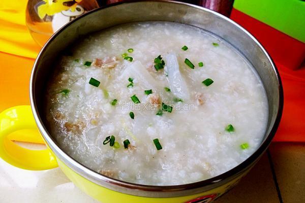 萝卜瘦肉粥的做法图解12