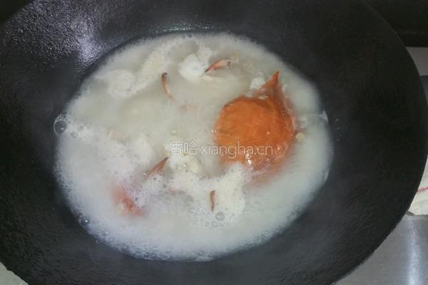 蟹煲豆腐的做法图解7