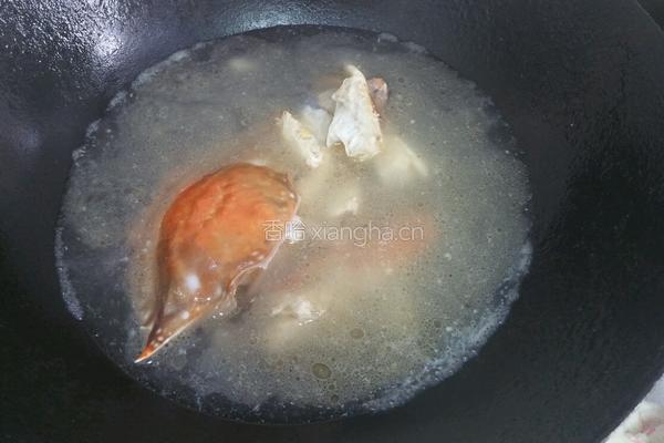 蟹煲豆腐的做法图解6