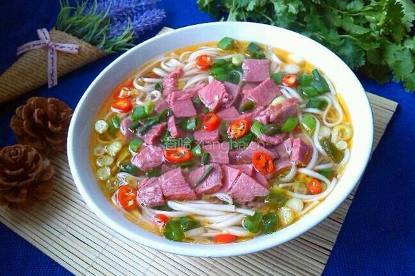 生椒牛肉面的做法图解7
