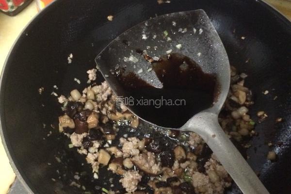香菇肉末豆腐的做法图解6