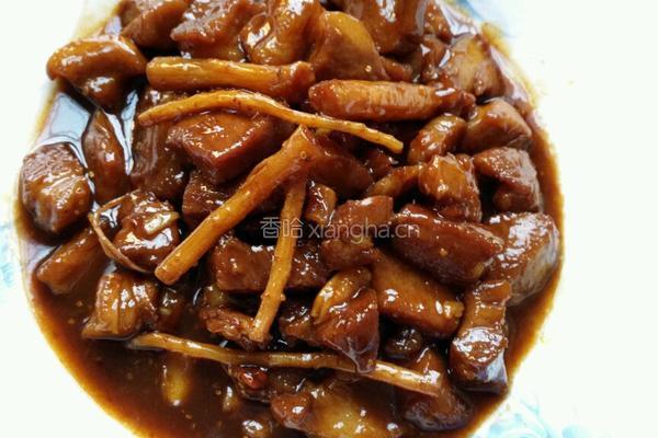 红烧梅花肉的做法图解8