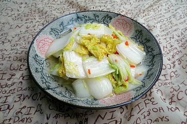 炝炒白菜