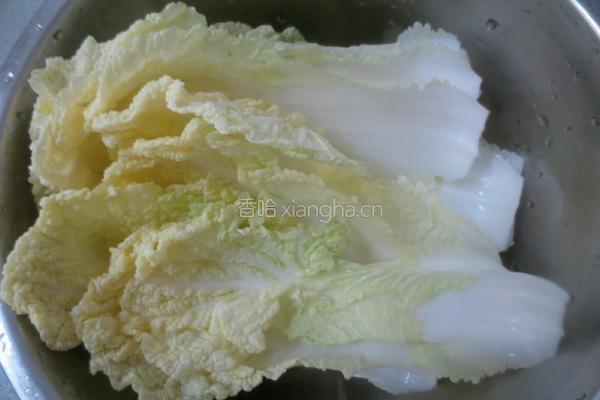 炝炒白菜的做法图解2