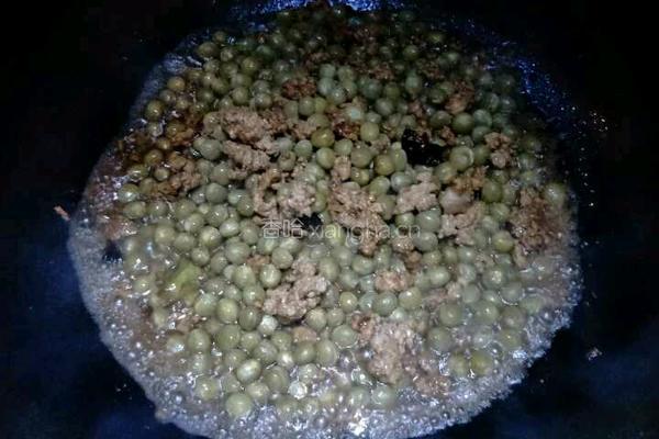 肉沫青豆的做法图解11