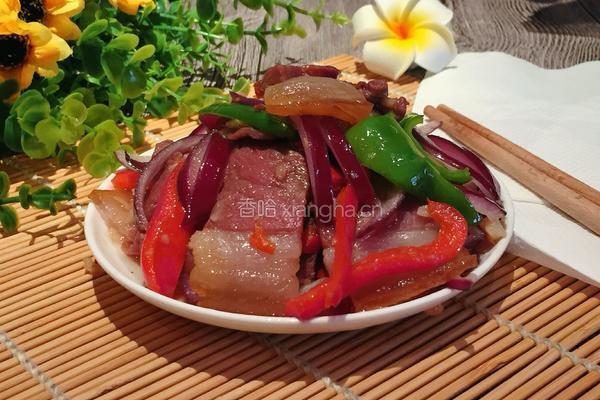 熏肉炒大蒜的做法图解6