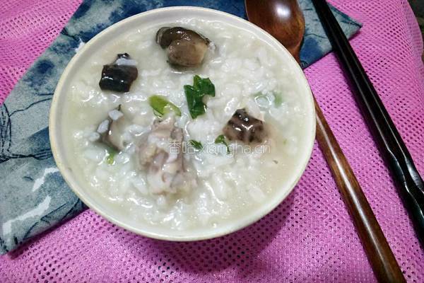 香菇鸭肉粥的做法图解8