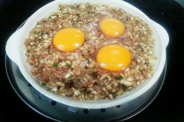 冬菇蒸肉饼的做法图解5