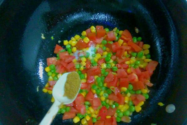番茄玉米的做法图解8
