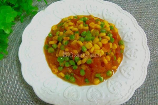 番茄玉米的做法图解11