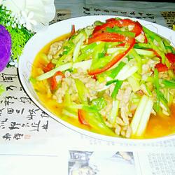 韭黄肉丝的做法[图]