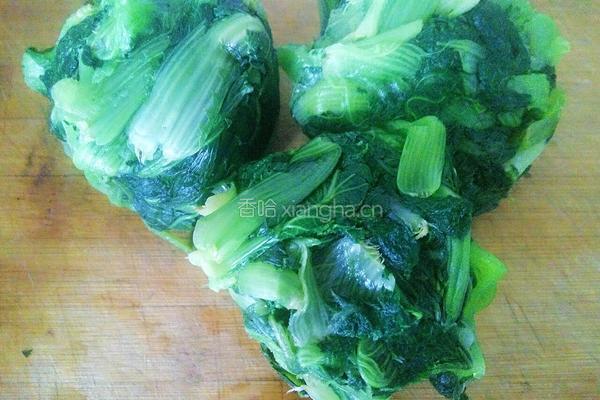 凉拌小白菜的做法图解5