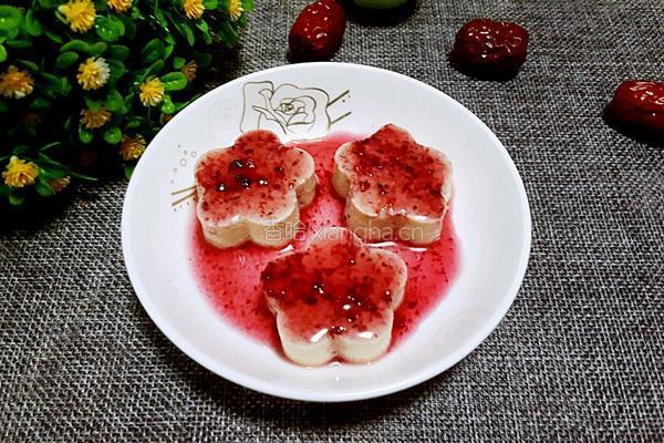 蓝莓豆腐的做法图解5