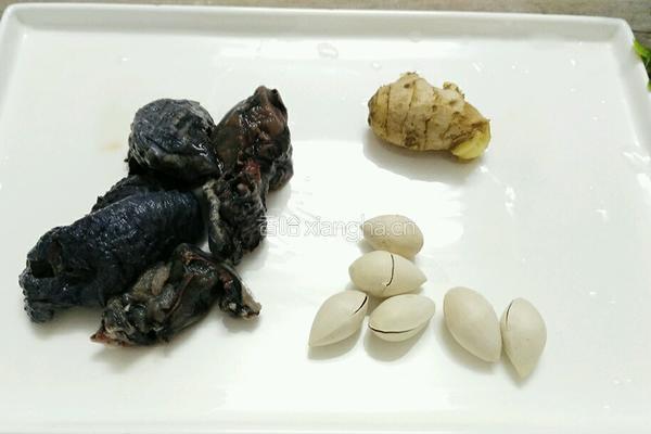 白果炖鸡的做法图解1