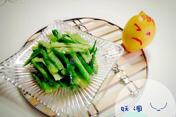 青椒苦瓜的做法图解6