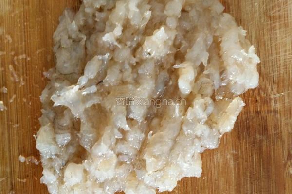 生菜鲜虾丸的做法图解2