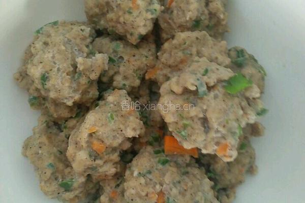 青菜水煮丸子的做法图解7