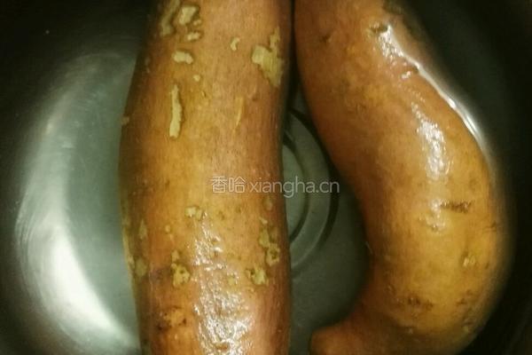 清蒸红薯的做法图解1