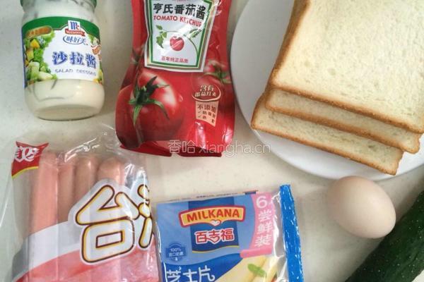 三明治的做法图解1