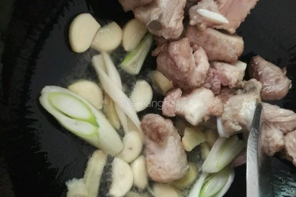 南瓜烧排骨的做法图解4