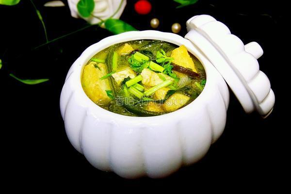 豆腐海带汤的做法图解10