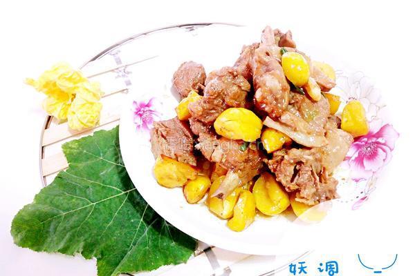 板栗啤酒烧鸭的做法图解7